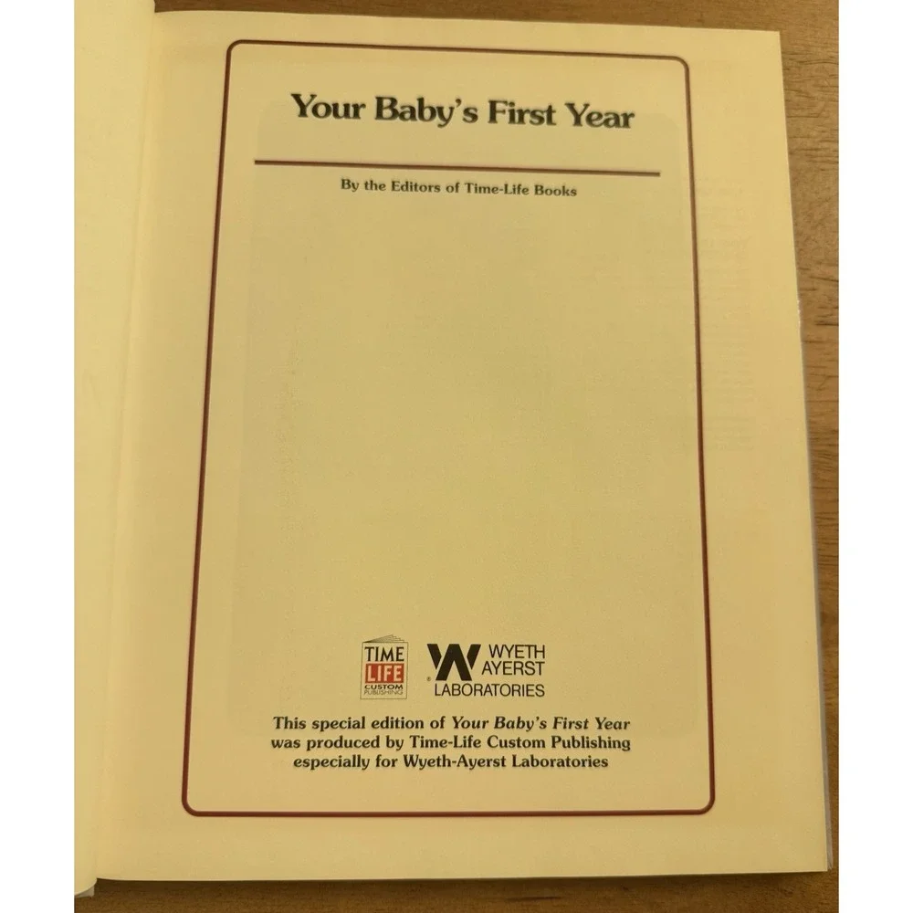 Your Baby's First Year Time Life Family Ways‎ 1995 Hardcover Countdown Delivery